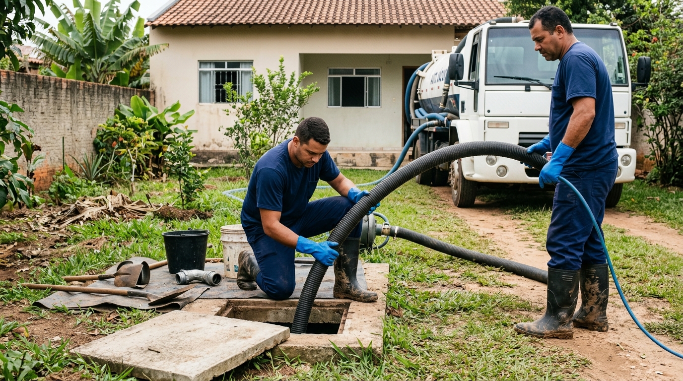Esgotamento de fossa em Caxias do Sul-RS